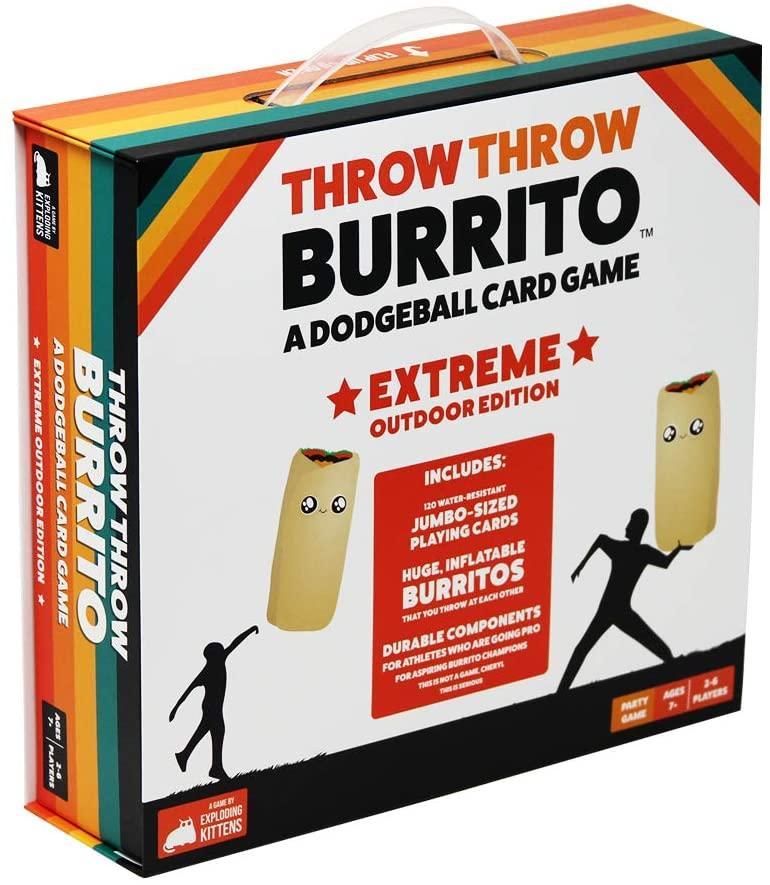 Throw Throw Burrito by Exploding Kittens: Extreme Outdoor Edition - A Dodgeball Card Game