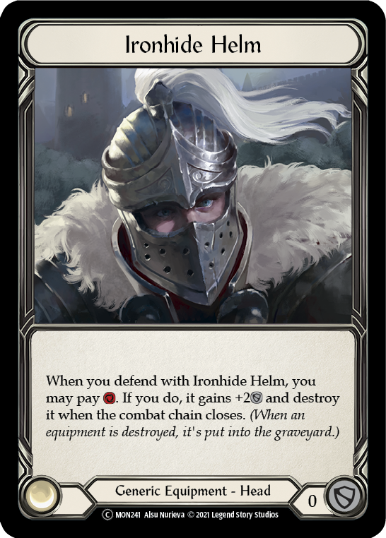 Ironhide Helm [U-MON241-RF] Unlimited Rainbow Foil