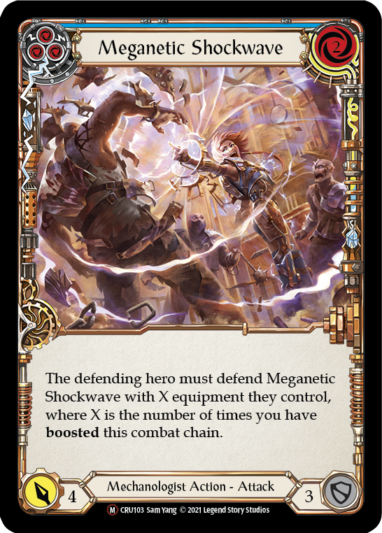 Meganetic Shockwave [U-CRU103-RF] Unlimited Rainbow Foil