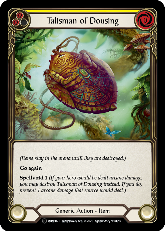 Talisman of Dousing [U-MON302-RF] Unlimited Rainbow Foil