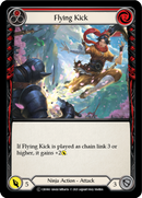 Flying Kick (Red) [U-CRU063-RF] Unlimited Rainbow Foil