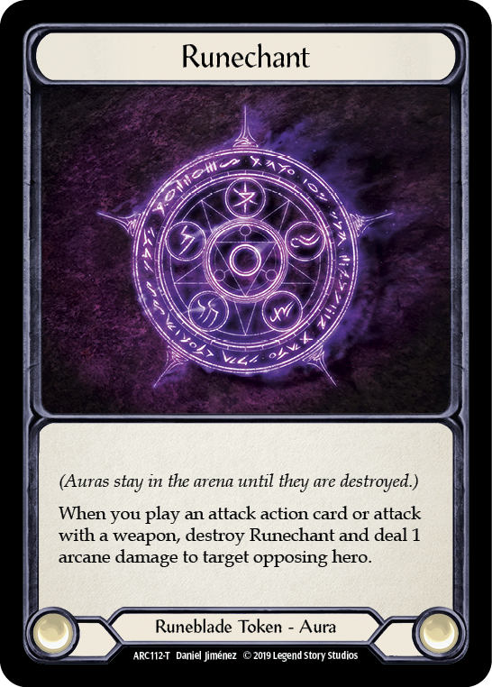 Runechant // Nebula Blade [ARC112-T // ARC077-T] 1st Edition Normal